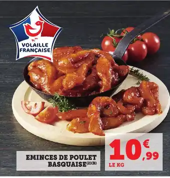 Bi1 Eminces de poulet basquaise offre