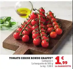 Bi1 Tomate cerise ronde grappe offre