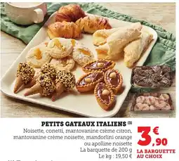 Bi1 Petits gateaux italiens offre