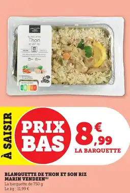 Bi1 Blanquette de thon et son riz marin vendeen offre