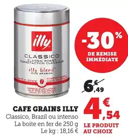 Bi1 ILLY Cafe grains offre