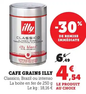 Bi1 ILLY Cafe grains offre