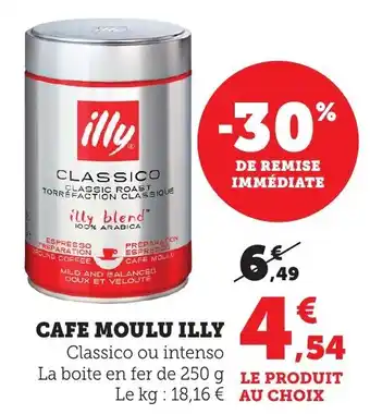 Bi1 ILLY afe moulu offre