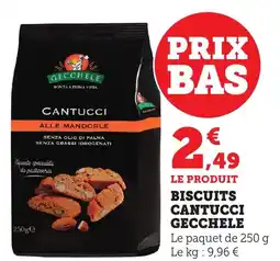 Bi1 GECCHELE Biscuits cantucci offre