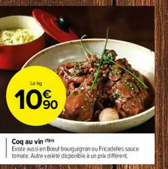 Carrefour Market Coq Au Vin offre
