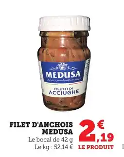 Bi1 MEDUSA Filet d'anchois offre