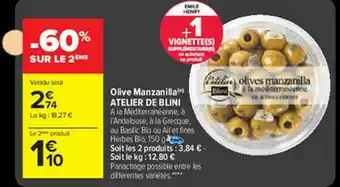 Olive Manzanilla Atelier De Blini