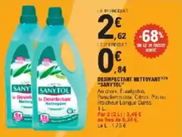 E.Leclerc Desinfectant nettoyant sanytol offre