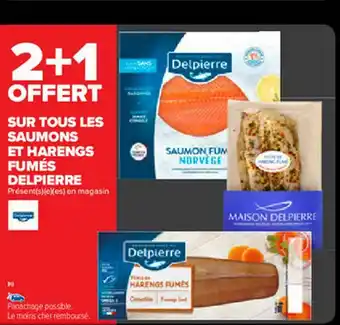 Carrefour Market Saumons Et Harengs Fumés Delpierre offre
