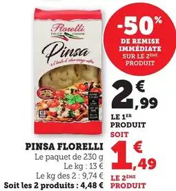 Bi1 FLORELLI Pinsa offre