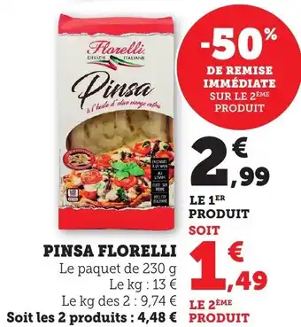 Bi1 FLORELLI Pinsa offre