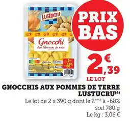 Bi1 LUSTUCRU Gnocchis aux pommes de terre offre