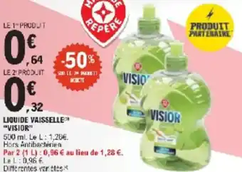 E.Leclerc Liquide vaisselle visior offre