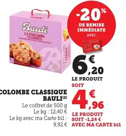 Bi1 BAULI Colombe classique offre