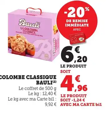 Bi1 BAULI Colombe classique offre