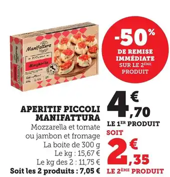 Bi1 MANIFATTURA Aperitif piccoli offre