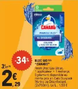 E.Leclerc Bloc wc canard offre