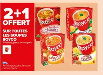 Carrefour Market Soupes Royco offre