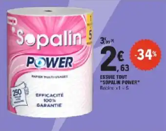 E.Leclerc Essuie tout sopalin power offre