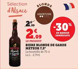 Bi1 METEOR 7,5° Biere blonde de garde offre