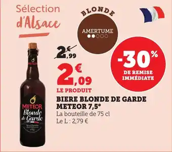 Bi1 METEOR 7,5° Biere blonde de garde offre