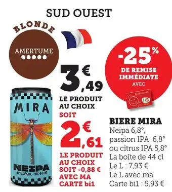 Bi1 MIRA Biere offre