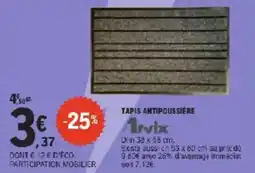 E.Leclerc Tapis antipoussière offre