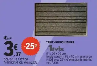 E.Leclerc Tapis antipoussière offre