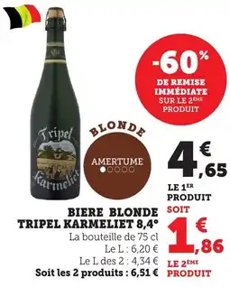 Bi1 TRIPEL KARMELIET Biere blonde 8,4° offre