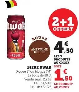 Bi1 KWAK  Biere offre