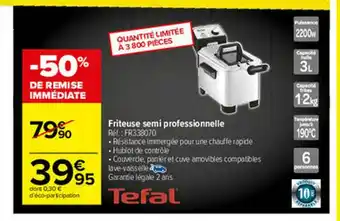 Carrefour Market Friteuse Semi Professionnelle Tefal offre