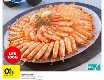 Carrefour Market Crevette Rose Cuite Asc offre