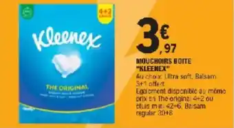 E.Leclerc Mouchoirs boite kleenex offre