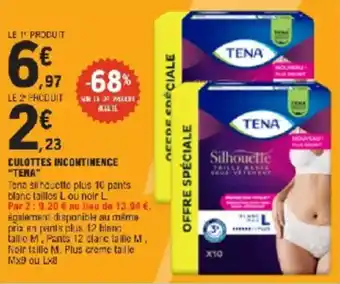 E.Leclerc Culottes incontinence tena offre