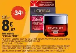 E.Leclerc Soin visage l'oreal paris offre