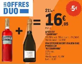 E.Leclerc Apéritif campari offre