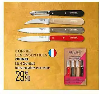 Culinarion Coffret Les Essentiels Opinel offre