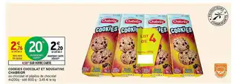 Intermarché Hyper Coockies Chocolat Et Nougatine Chabrior offre