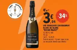 E.Leclerc Vin mousseux chardonnay blanc de blanc roche mazet offre