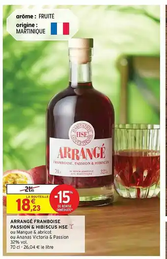 Intermarché Hyper Arrangé Framboise Passion & Hibiscus Hse offre