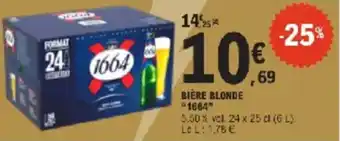 E.Leclerc Bière blonde 1664 offre