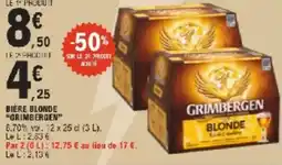 E.Leclerc Bière blonde grimbergen offre