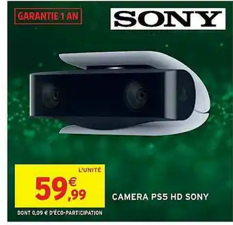 Intermarché Hyper Camera Ps5 Hd Sony offre