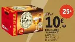 E.Leclerc Bière blonde la goudale offre