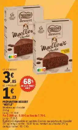 E.Leclerc Preparation dessert nestle offre