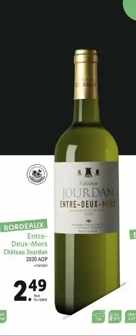 Lidl Entre-deux-mers Château Jourdan 2020 Aop offre