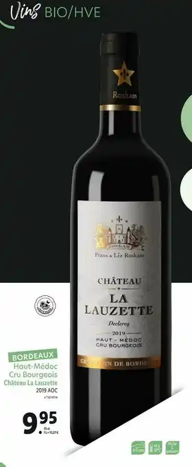 Lidl Haut-médoc Cru Bourgeois Château La Lauzette 2019 Aoc offre