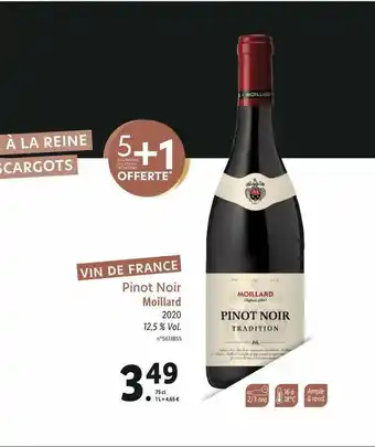 Lidl Pinot Noir Moillard 2020 offre