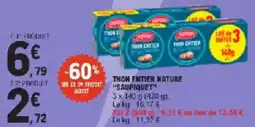 E.Leclerc Thon entier nature saupiquet offre