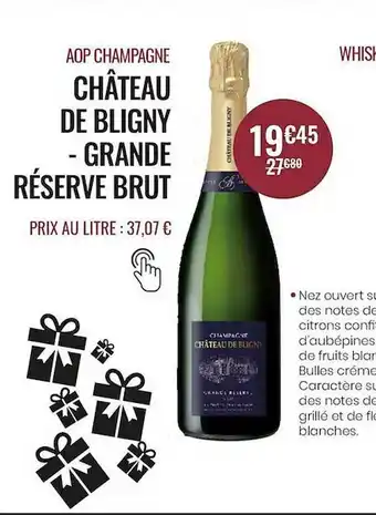 Nicolas Aop Champagne Château De Bligny - Grande Réserve Brut offre